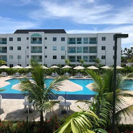Flat Excelente em Porto de Galinhas PALM VILLAGE ACQUA frente para as piscinas-3
